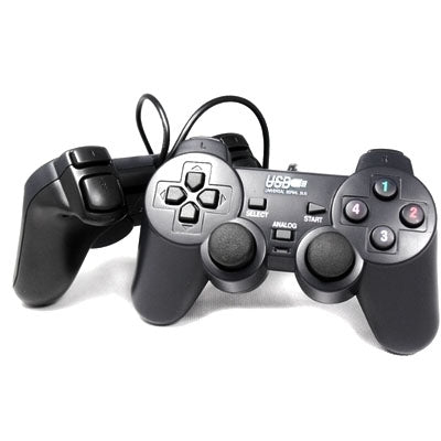 Gamepad doppio USB Dual Shock per PC, Twin Game 1 Gamepad doppio USB Dual Shock per PC, Twin Game 1